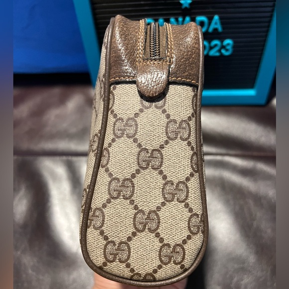 Authentic GG sherry line toiletry pouch - Picture 6 of 13